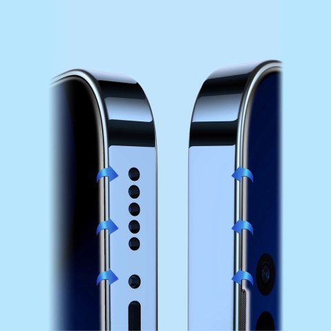 Baseus szkło hartowane do iPhone 14 Plus / 13 Pro Max na cały ekran z osłoną na głośnik 0.4mm + zestaw montażowy Baseus szkło hartowane do iPhone 14 Plus / 13 Pro Max na cały ekran z osłoną na głośnik 0.4mm + zestaw montażowy