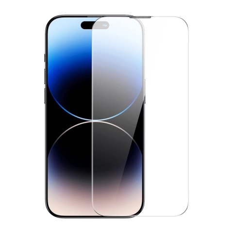 Baseus szkło hartowane do iPhone 14 Pro Max na cały ekran z osłoną na głośnik 0.4mm + zestaw montażowy Baseus szkło hartowane do iPhone 14 Pro Max na cały ekran z osłoną na głośnik 0.4mm + zestaw montażowy