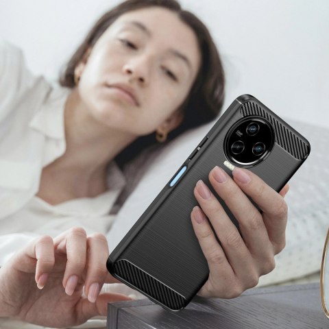 Carbon Case etui do Infinix Note 12 (2023) / Infinix Note 12 Pro elastyczny silikonowy karbonowy pokrowiec czarne Carbon Case etui do Infinix Note 12 (2023) / Infinix Note 12 Pro elastyczny silikonowy karbonowy pokrowiec czarne