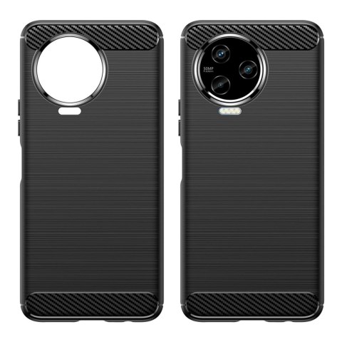 Carbon Case etui do Infinix Note 12 (2023) / Infinix Note 12 Pro elastyczny silikonowy karbonowy pokrowiec czarne Carbon Case etui do Infinix Note 12 (2023) / Infinix Note 12 Pro elastyczny silikonowy karbonowy pokrowiec czarne