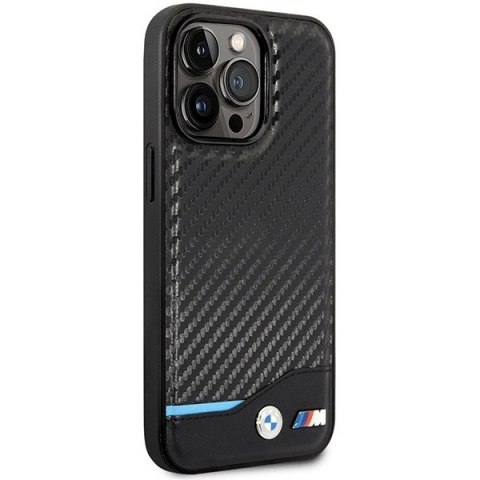 Etui BMW Carbon MagSafe na iPhone 14 Pro - czarne