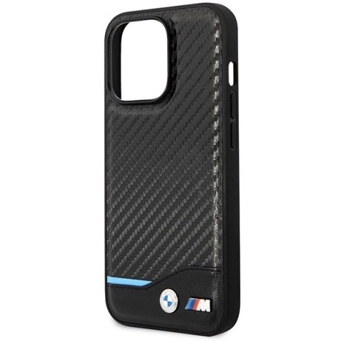 Etui BMW Carbon MagSafe na iPhone 14 Pro - czarne