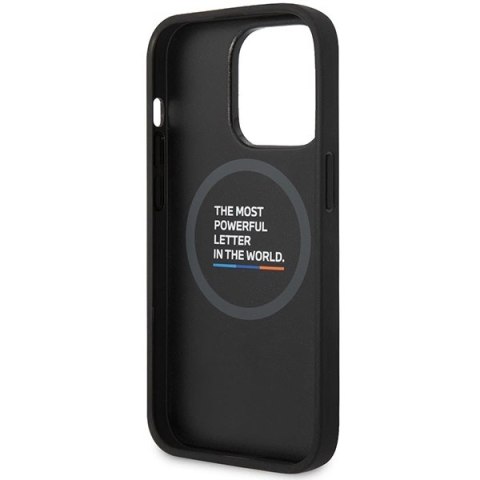 Etui BMW Carbon MagSafe na iPhone 14 Pro - czarne