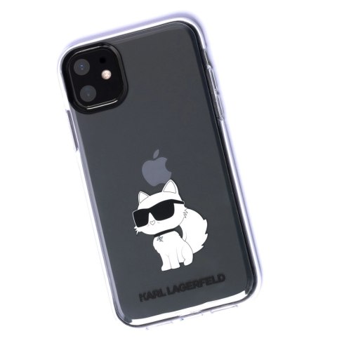 Etui Karl Lagerfeld Ikonik Choupette na iPhone 11 / Xr - przezroczyste Etui Karl Lagerfeld Ikonik Choupette na iPhone 11 / Xr - przezroczyste