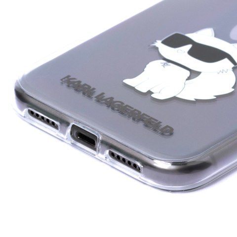 Etui Karl Lagerfeld Ikonik Choupette na iPhone 11 / Xr - przezroczyste Etui Karl Lagerfeld Ikonik Choupette na iPhone 11 / Xr - przezroczyste