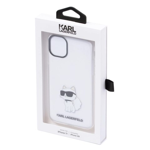 Etui Karl Lagerfeld Ikonik Choupette na iPhone 11 / Xr - przezroczyste Etui Karl Lagerfeld Ikonik Choupette na iPhone 11 / Xr - przezroczyste