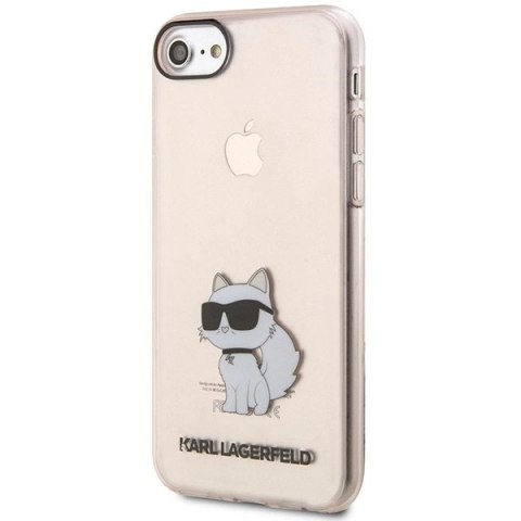 Etui Karl Lagerfeld Ikonik Choupette na iPhone 7 / 8 / SE 2020 / SE 2022 - różowe Etui Karl Lagerfeld Ikonik Choupette na iPhone 7 / 8 / SE 2020 / SE 2022 - różowe