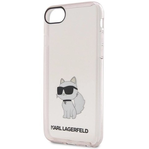 Etui Karl Lagerfeld Ikonik Choupette na iPhone 7 / 8 / SE 2020 / SE 2022 - różowe Etui Karl Lagerfeld Ikonik Choupette na iPhone 7 / 8 / SE 2020 / SE 2022 - różowe
