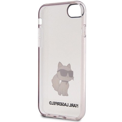 Etui Karl Lagerfeld Ikonik Choupette na iPhone 7 / 8 / SE 2020 / SE 2022 - różowe Etui Karl Lagerfeld Ikonik Choupette na iPhone 7 / 8 / SE 2020 / SE 2022 - różowe
