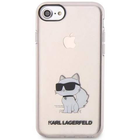 Etui Karl Lagerfeld Ikonik Choupette na iPhone 7 / 8 / SE 2020 / SE 2022 - różowe Etui Karl Lagerfeld Ikonik Choupette na iPhone 7 / 8 / SE 2020 / SE 2022 - różowe