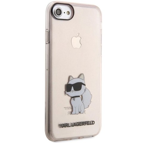 Etui Karl Lagerfeld Ikonik Choupette na iPhone 7 / 8 / SE 2020 / SE 2022 - różowe Etui Karl Lagerfeld Ikonik Choupette na iPhone 7 / 8 / SE 2020 / SE 2022 - różowe