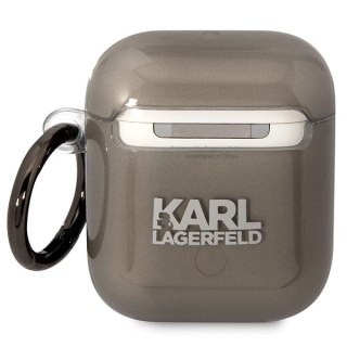 Etui Karl Lagerfeld Karl's Head na AirPods 1/2 - czarne