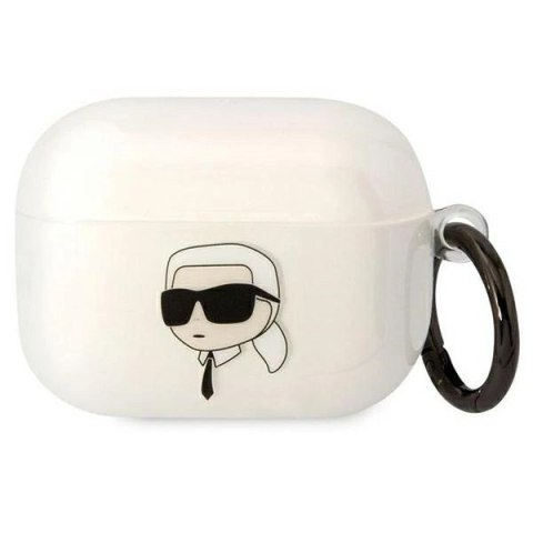 Etui Karl Lagerfeld Karl's Head na AirPods Pro - przezroczyste Etui Karl Lagerfeld Karl's Head na AirPods Pro - przezroczyste