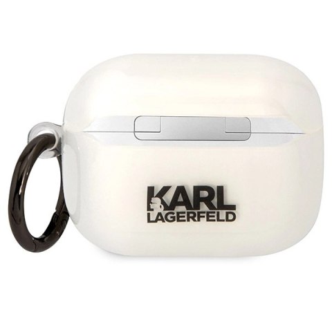 Etui Karl Lagerfeld Karl's Head na AirPods Pro - przezroczyste Etui Karl Lagerfeld Karl's Head na AirPods Pro - przezroczyste
