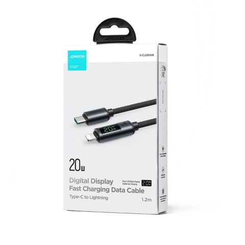 Kabel Joyroom Prism Series A16 Lightning / USB-C PD 20W 1.2m - czarny Kabel Joyroom Prism Series A16 Lightning / USB-C PD 20W 1.2m - czarny
