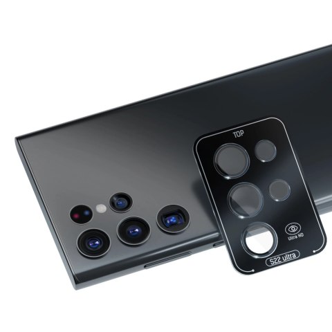 Osłona aparatu 3mk Lens Protection Pro na Samsung Galaxy S22 Ultra 5G - czarna