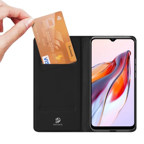 Dux Ducis Skin Pro etui do Xiaomi Redmi 11A / Poco C55 / Redmi 12C pokrowiec z klapką portfel na kartę podstawka czarne Dux Ducis Skin Pro etui do Xiaomi Redmi 11A / Poco C55 / Redmi 12C pokrowiec z klapką portfel na kartę podstawka czarne