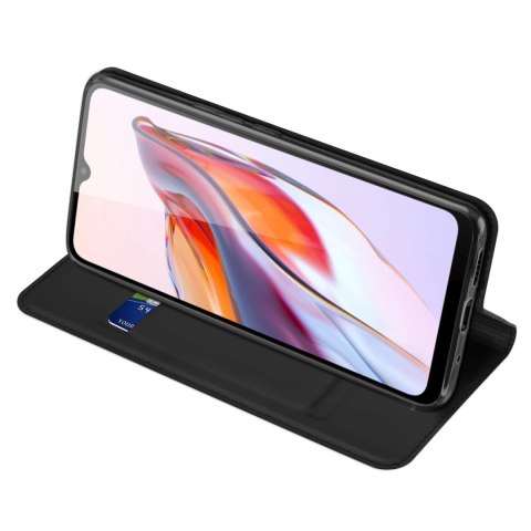 Dux Ducis Skin Pro etui do Xiaomi Redmi 11A / Poco C55 / Redmi 12C pokrowiec z klapką portfel na kartę podstawka czarne Dux Ducis Skin Pro etui do Xiaomi Redmi 11A / Poco C55 / Redmi 12C pokrowiec z klapką portfel na kartę podstawka czarne