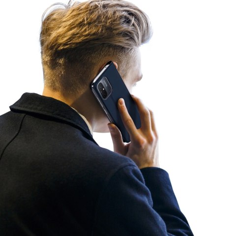 Dux Ducis Skin Pro etui do Xiaomi Redmi 11A / Poco C55 / Redmi 12C pokrowiec z klapką portfel na kartę podstawka niebieskie Dux Ducis Skin Pro etui do Xiaomi Redmi 11A / Poco C55 / Redmi 12C pokrowiec z klapką portfel na kartę podstawka niebieskie