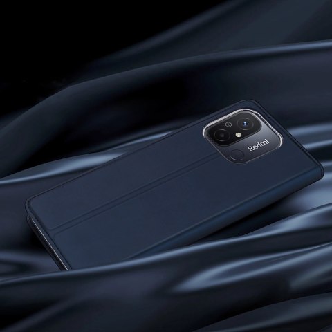 Dux Ducis Skin Pro etui do Xiaomi Redmi 11A / Poco C55 / Redmi 12C pokrowiec z klapką portfel na kartę podstawka niebieskie Dux Ducis Skin Pro etui do Xiaomi Redmi 11A / Poco C55 / Redmi 12C pokrowiec z klapką portfel na kartę podstawka niebieskie