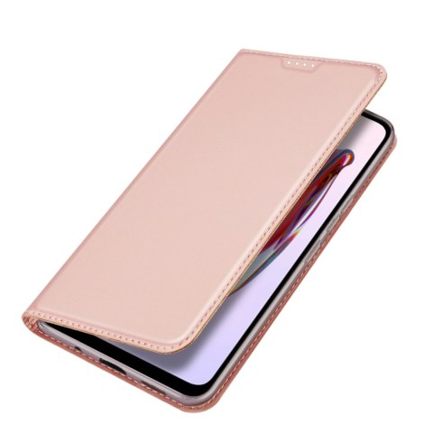 Dux Ducis Skin Pro etui do Xiaomi Redmi 11A / Poco C55 / Redmi 12C pokrowiec z klapką portfel na kartę podstawka różowe Dux Ducis Skin Pro etui do Xiaomi Redmi 11A / Poco C55 / Redmi 12C pokrowiec z klapką portfel na kartę podstawka różowe
