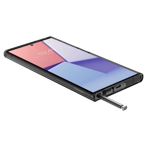 Etui Spigen Ultra Hybrid na Samsung Galaxy S23 Ultra - ciemnoszare (wzór Zero One) Etui Spigen Ultra Hybrid na Samsung Galaxy S23 Ultra - ciemnoszare (wzór Zero One)
