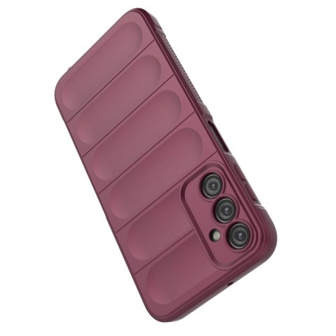 Magic Shield Case etui do Samsung Galaxy A24 4G elastyczny pancerny pokrowiec burgundowe Magic Shield Case etui do Samsung Galaxy A24 4G elastyczny pancerny pokrowiec burgundowe