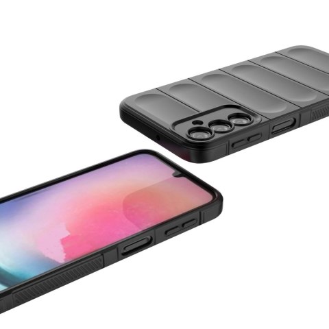 Magic Shield Case etui do Samsung Galaxy A24 4G elastyczny pancerny pokrowiec niebieskie Magic Shield Case etui do Samsung Galaxy A24 4G elastyczny pancerny pokrowiec niebieskie