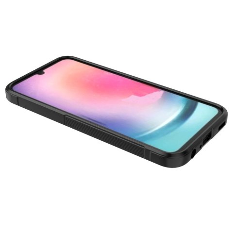 Magic Shield Case etui do Samsung Galaxy A24 4G elastyczny pancerny pokrowiec niebieskie Magic Shield Case etui do Samsung Galaxy A24 4G elastyczny pancerny pokrowiec niebieskie