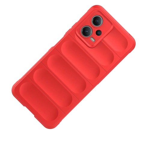Magic Shield Case etui do Xiaomi Redmi Note 12 5G / Poco X5 5G elastyczny pancerny pokrowiec burgundowe Magic Shield Case etui do Xiaomi Redmi Note 12 5G / Poco X5 5G elastyczny pancerny pokrowiec burgundowe