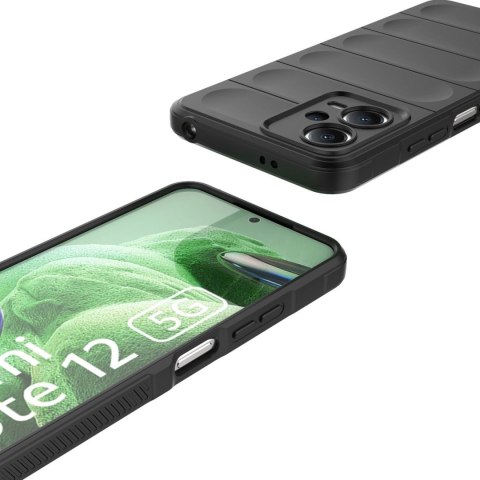 Magic Shield Case etui do Xiaomi Redmi Note 12 5G / Poco X5 5G elastyczny pancerny pokrowiec burgundowe Magic Shield Case etui do Xiaomi Redmi Note 12 5G / Poco X5 5G elastyczny pancerny pokrowiec burgundowe