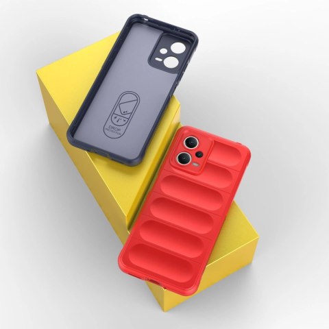 Magic Shield Case etui do Xiaomi Redmi Note 12 5G / Poco X5 5G elastyczny pancerny pokrowiec burgundowe Magic Shield Case etui do Xiaomi Redmi Note 12 5G / Poco X5 5G elastyczny pancerny pokrowiec burgundowe