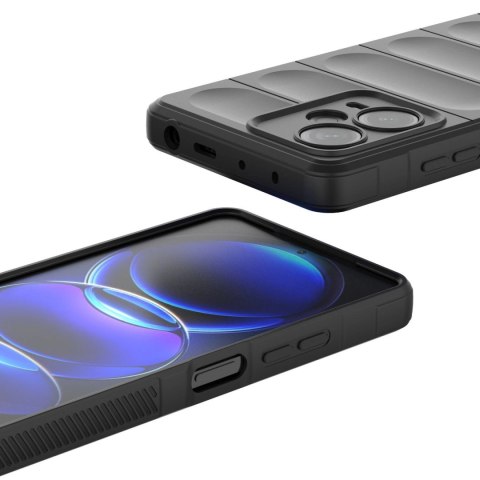 Magic Shield Case etui do Xiaomi Redmi Note 12 Pro+ elastyczny pancerny pokrowiec burgundowe Magic Shield Case etui do Xiaomi Redmi Note 12 Pro+ elastyczny pancerny pokrowiec burgundowe