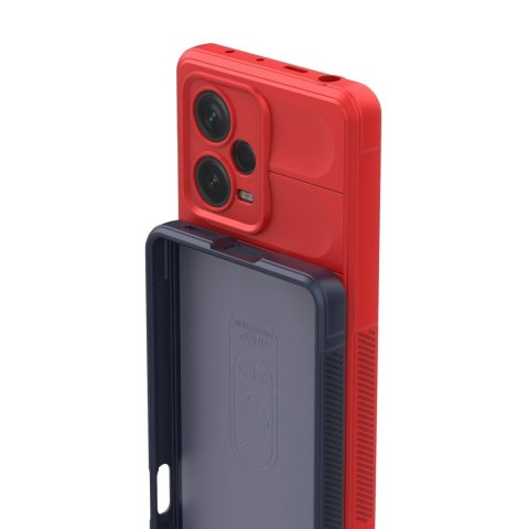 Magic Shield Case etui do Xiaomi Redmi Note 12 Pro+ elastyczny pancerny pokrowiec burgundowe Magic Shield Case etui do Xiaomi Redmi Note 12 Pro+ elastyczny pancerny pokrowiec burgundowe