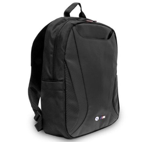 Plecak BMW Carbon&Leather Tricolor na laptop 16'' - czarny