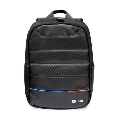 Plecak BMW Carbon&Nylon Tricolor 16" - czarny Plecak BMW Carbon&Nylon Tricolor 16" - czarny
