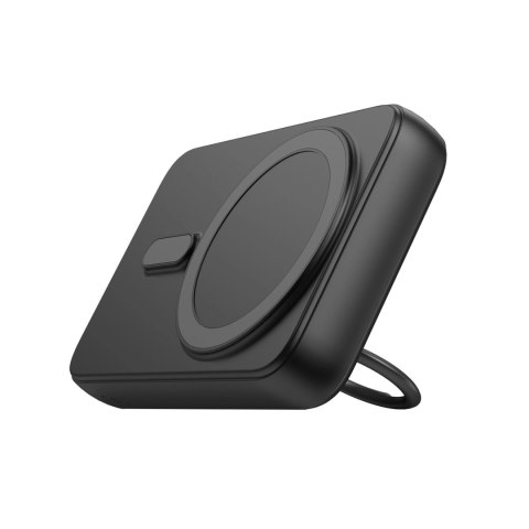 Powerbank bezprzewodowy 10000mAh Joyroom JR-W050 20W MagSafe z podstawką + kabel USB-C - czarny Powerbank bezprzewodowy 10000mAh Joyroom JR-W050 20W MagSafe z podstawką + kabel USB-C - czarny