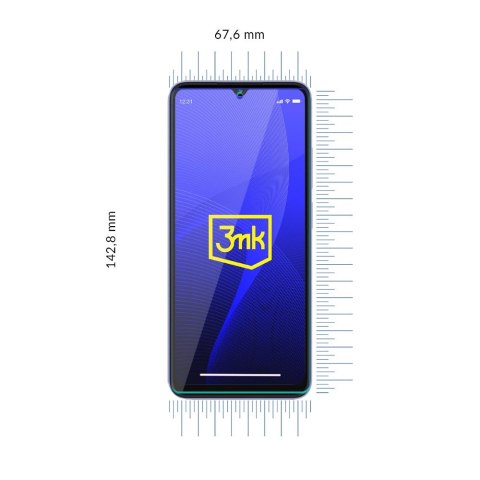 Szkło hybrydowe 3mk FlexibleGlass™ na Xiaomi Redmi 12C