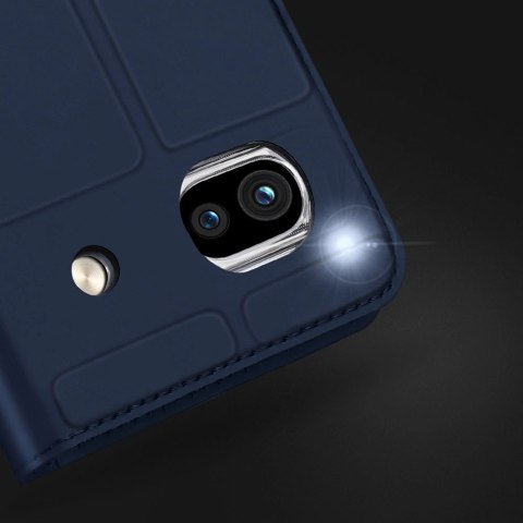 Dux Ducis Skin Pro etui do Google Pixel 7a pokrowiec z klapką portfel na kartę podstawka niebieskie