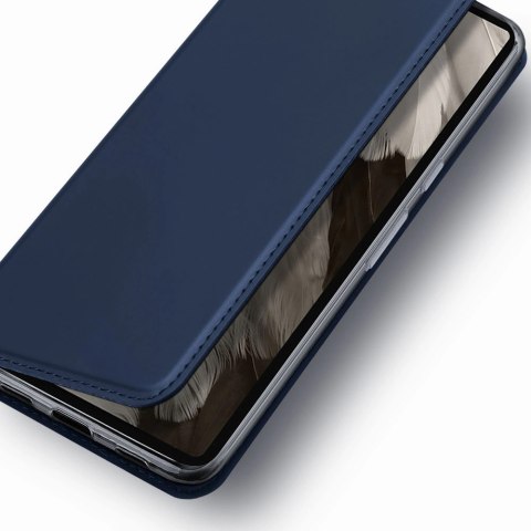 Dux Ducis Skin Pro etui do Google Pixel 7a pokrowiec z klapką portfel na kartę podstawka niebieskie