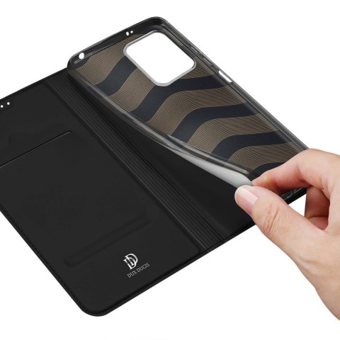 Dux Ducis Skin Pro etui do Xiaomi Redmi Note 12 5G / Poco X5 5G pokrowiec z klapką portfel na kartę podstawka czarne Dux Ducis Skin Pro etui do Xiaomi Redmi Note 12 5G / Poco X5 5G pokrowiec z klapką portfel na kartę podstawka czarne