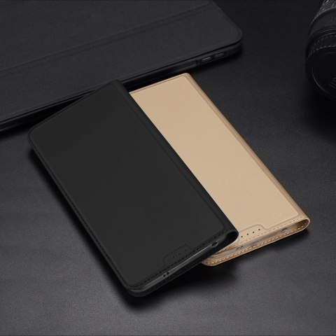 Dux Ducis Skin Pro etui do Xiaomi Redmi Note 12 5G / Poco X5 5G pokrowiec z klapką portfel na kartę podstawka czarne Dux Ducis Skin Pro etui do Xiaomi Redmi Note 12 5G / Poco X5 5G pokrowiec z klapką portfel na kartę podstawka czarne