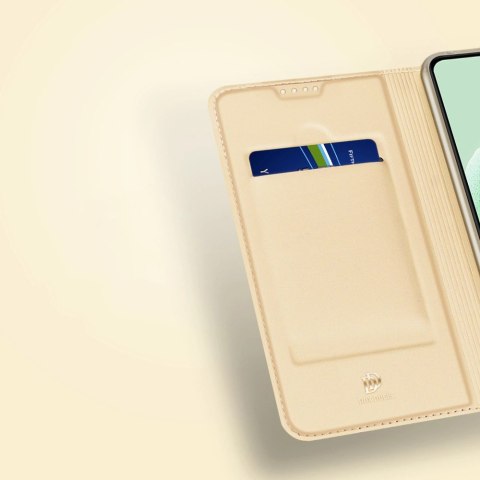 Dux Ducis Skin Pro etui do Xiaomi Redmi Note 12 Pro / Poco X5 Pro 5G pokrowiec z klapką portfel na kartę podstawka złote Dux Ducis Skin Pro etui do Xiaomi Redmi Note 12 Pro / Poco X5 Pro 5G pokrowiec z klapką portfel na kartę podstawka złote
