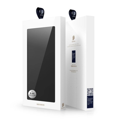 Dux Ducis Skin Pro etui do Xiaomi Redmi Note 12 pokrowiec z klapką portfel na kartę podstawka czarne Dux Ducis Skin Pro etui do Xiaomi Redmi Note 12 pokrowiec z klapką portfel na kartę podstawka czarne