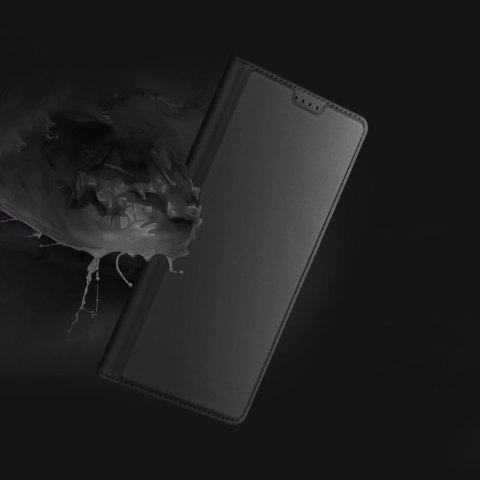 Dux Ducis Skin Pro etui do Xiaomi Redmi Note 12 pokrowiec z klapką portfel na kartę podstawka czarne Dux Ducis Skin Pro etui do Xiaomi Redmi Note 12 pokrowiec z klapką portfel na kartę podstawka czarne