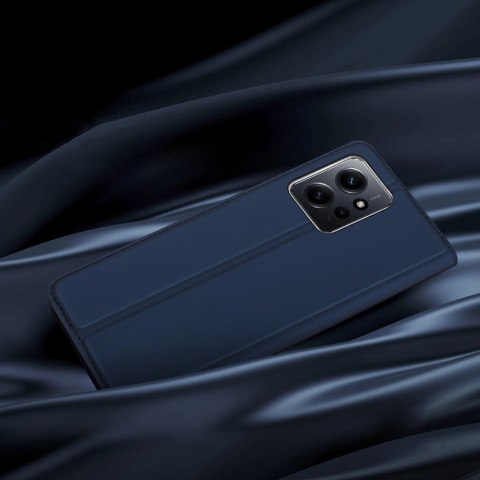 Dux Ducis Skin Pro etui do Xiaomi Redmi Note 12 pokrowiec z klapką portfel na kartę podstawka niebieskie Dux Ducis Skin Pro etui do Xiaomi Redmi Note 12 pokrowiec z klapką portfel na kartę podstawka niebieskie