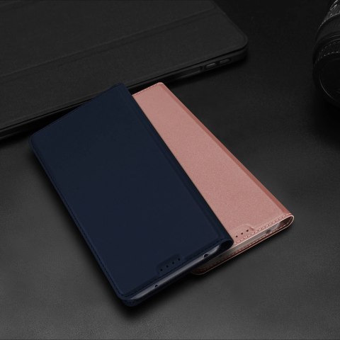 Dux Ducis Skin Pro etui do Xiaomi Redmi Note 12 pokrowiec z klapką portfel na kartę podstawka niebieskie Dux Ducis Skin Pro etui do Xiaomi Redmi Note 12 pokrowiec z klapką portfel na kartę podstawka niebieskie