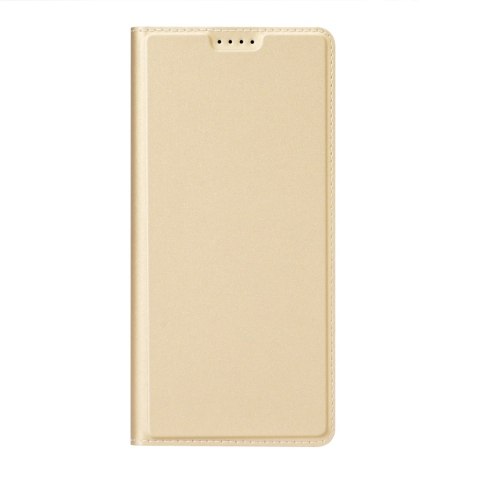 Dux Ducis Skin Pro etui do Xiaomi Redmi Note 12 pokrowiec z klapką portfel na kartę podstawka złote Dux Ducis Skin Pro etui do Xiaomi Redmi Note 12 pokrowiec z klapką portfel na kartę podstawka złote