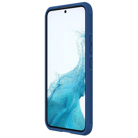 Nillkin CamShield Pro Case etui do Samsung Galaxy A54 5G pokrowiec z osłoną na aparat niebieskie Nillkin CamShield Pro Case etui do Samsung Galaxy A54 5G pokrowiec z osłoną na aparat niebieskie