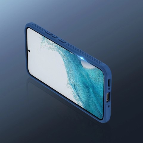 Nillkin CamShield Pro Case etui do Samsung Galaxy A54 5G pokrowiec z osłoną na aparat niebieskie Nillkin CamShield Pro Case etui do Samsung Galaxy A54 5G pokrowiec z osłoną na aparat niebieskie